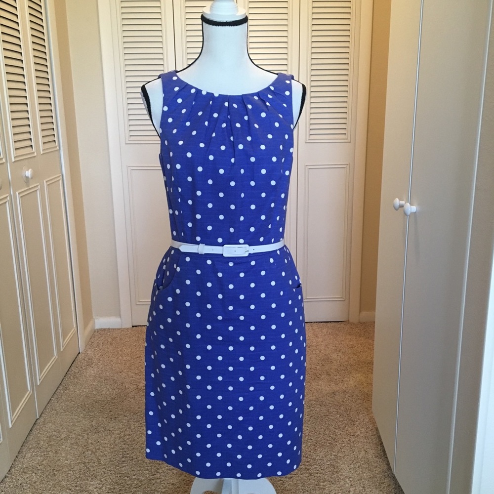 Ralph Lauren polka dot dress with pockets 😍